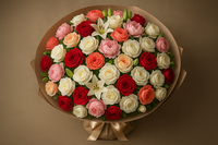 Dubai Garden bouquet - aerial view with elegant wrapping